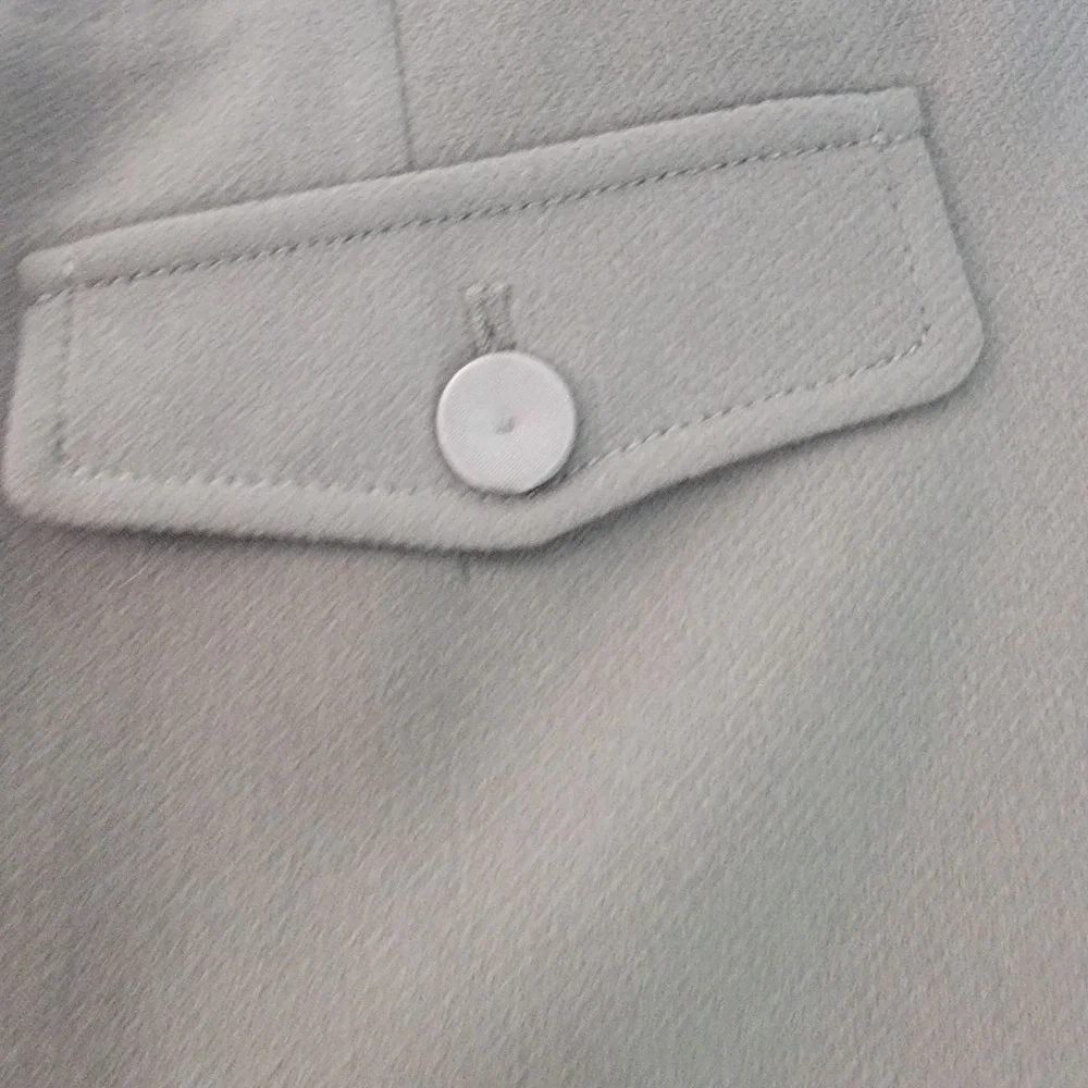 ZOOC Beige Wool pencil Skirt Size Medium 67-94 made in Korea‎ with mutton detail